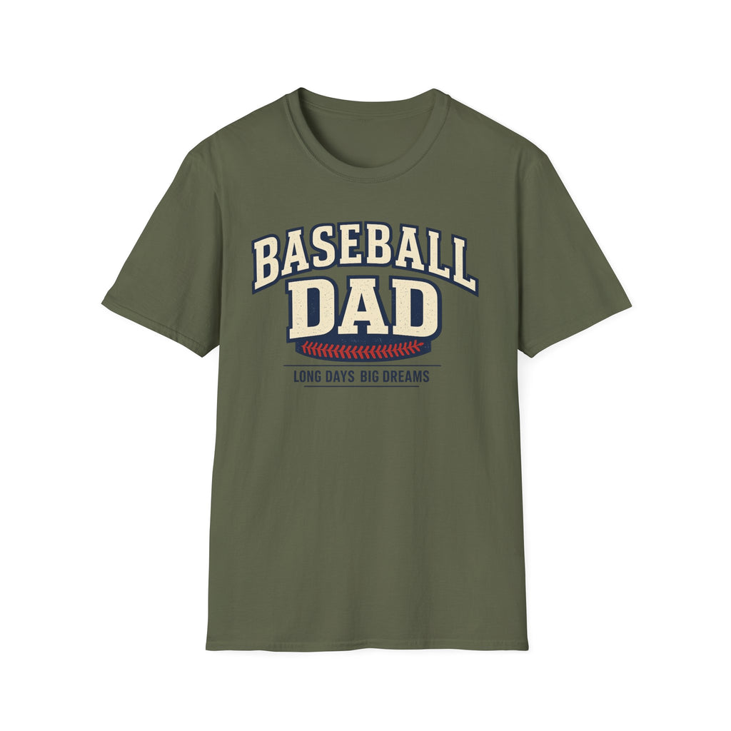 Baseball Dad Long Days Big Dreams T-Shirt