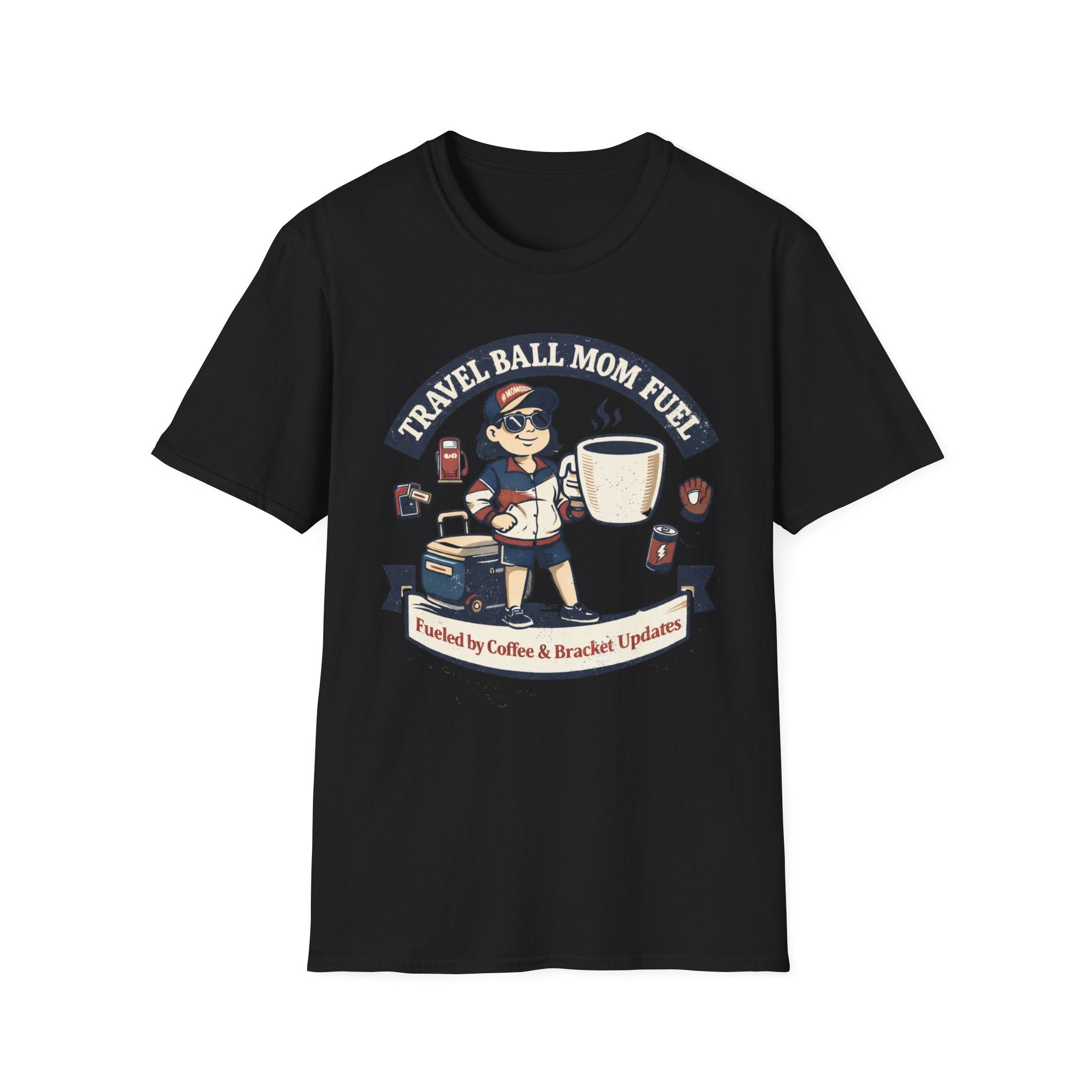 Travel Ball Mom Fuel Baseball T-Shirt
