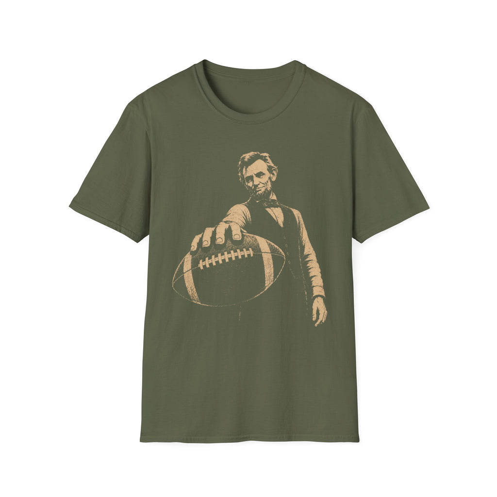 Abe Lincoln Football T-Shirt