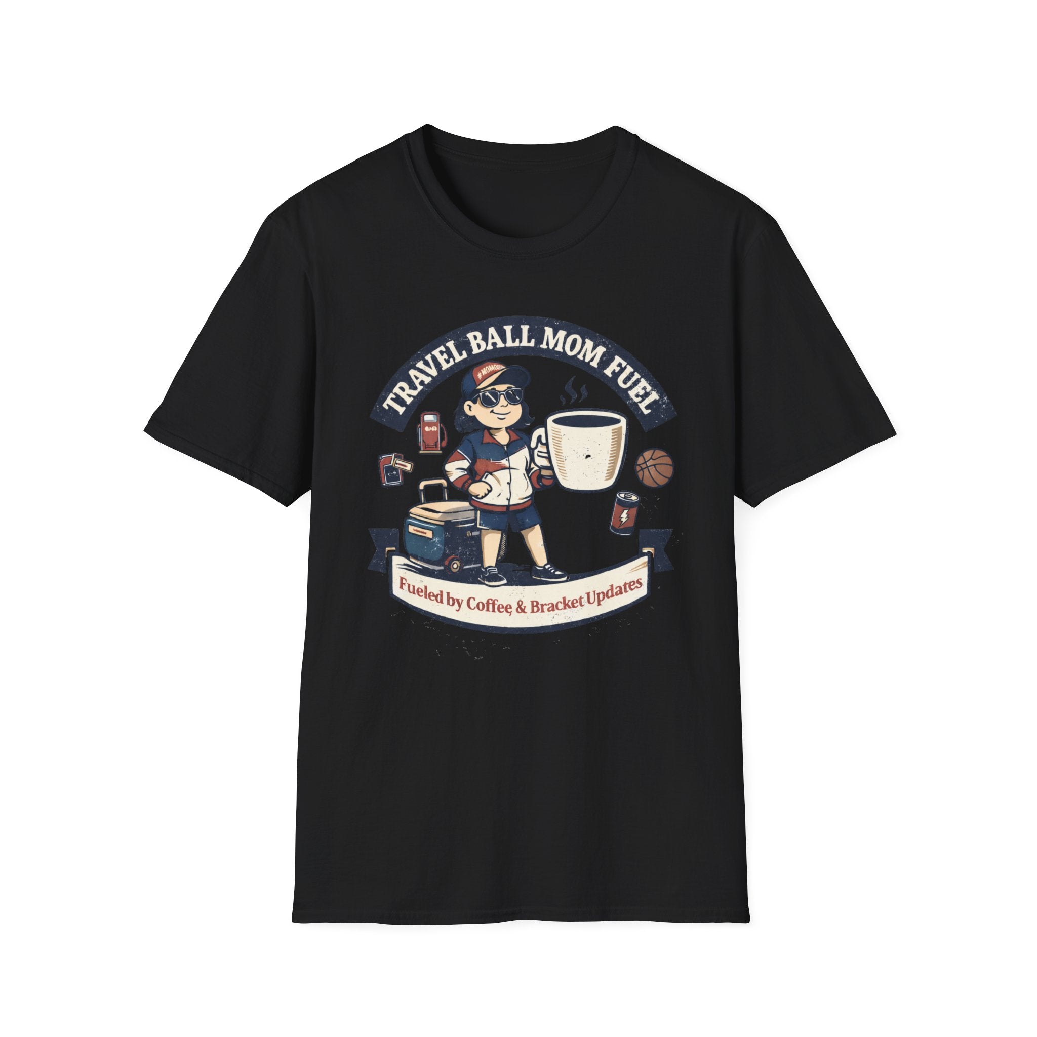 Travel Ball Mom Fuel Basketball T-Shirt