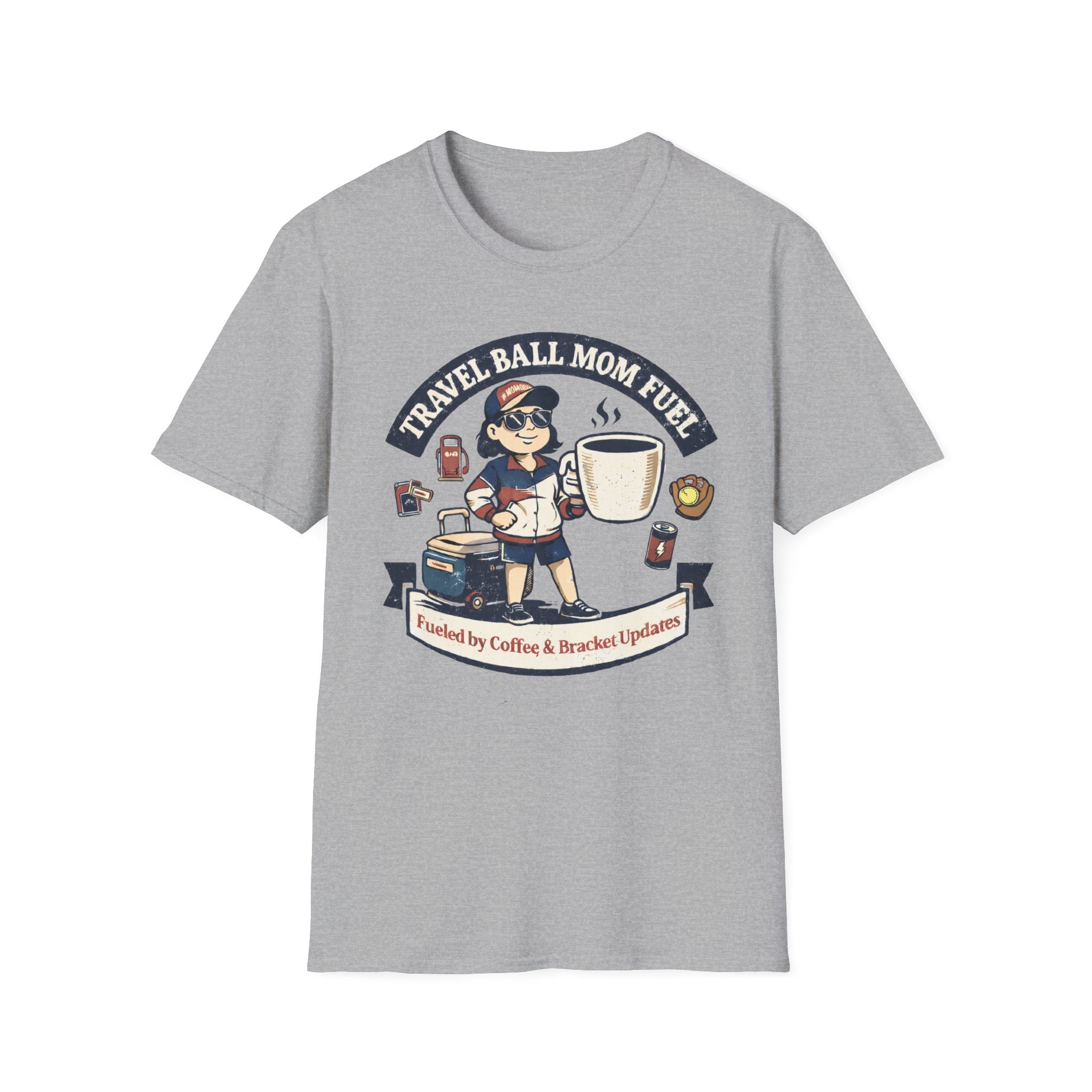 Travel Mom Softball T-Shirt