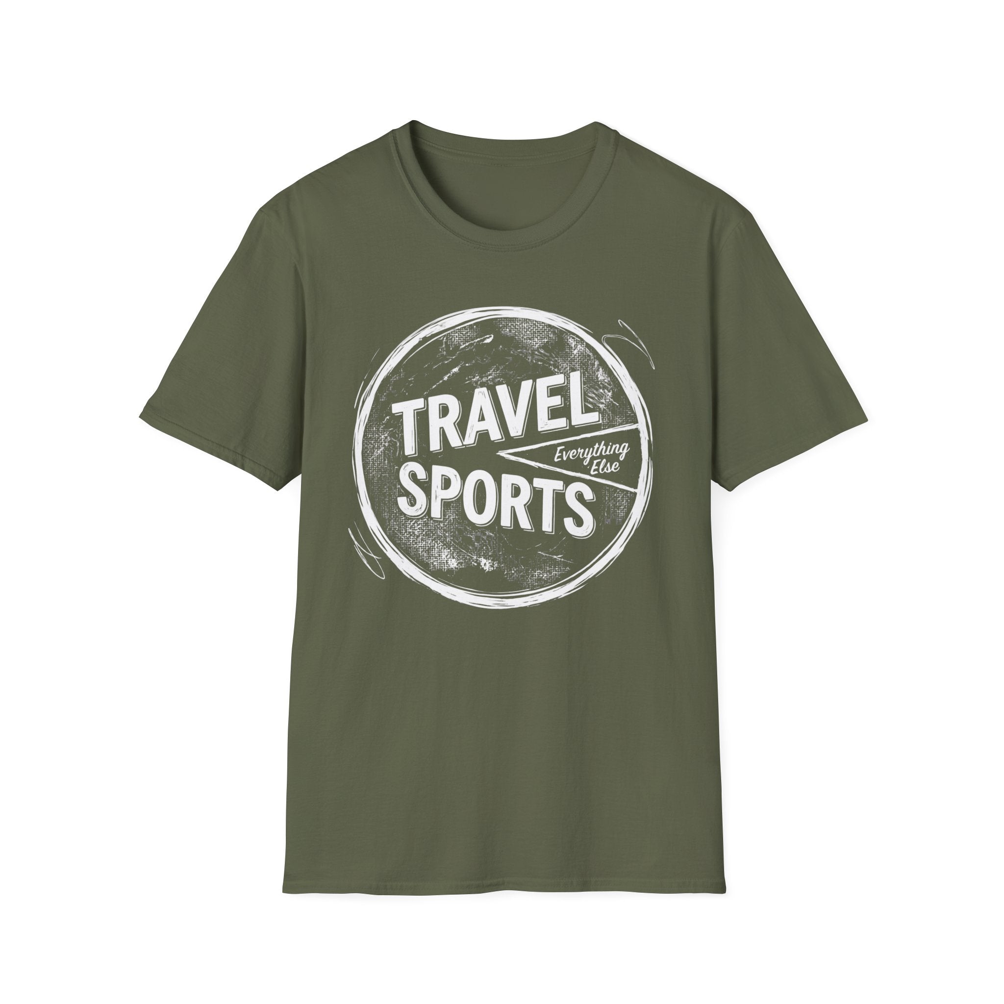 Travel Sports Pie Chart T-Shirt
