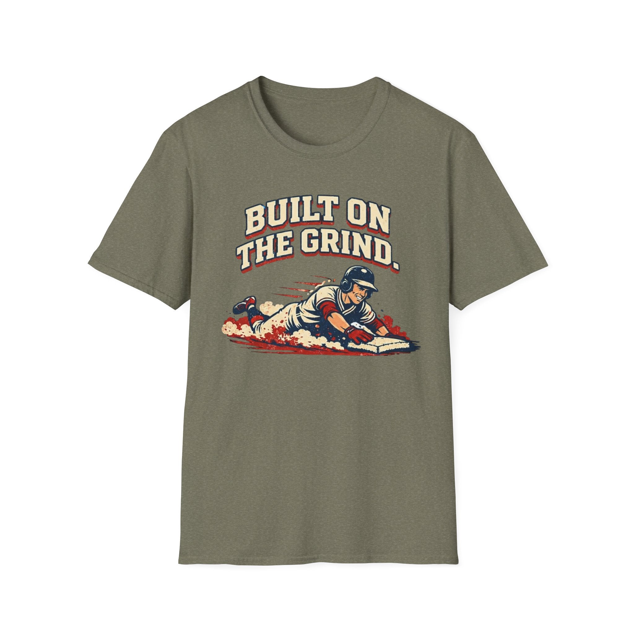 Built On The Grind Baseball T-Shirt