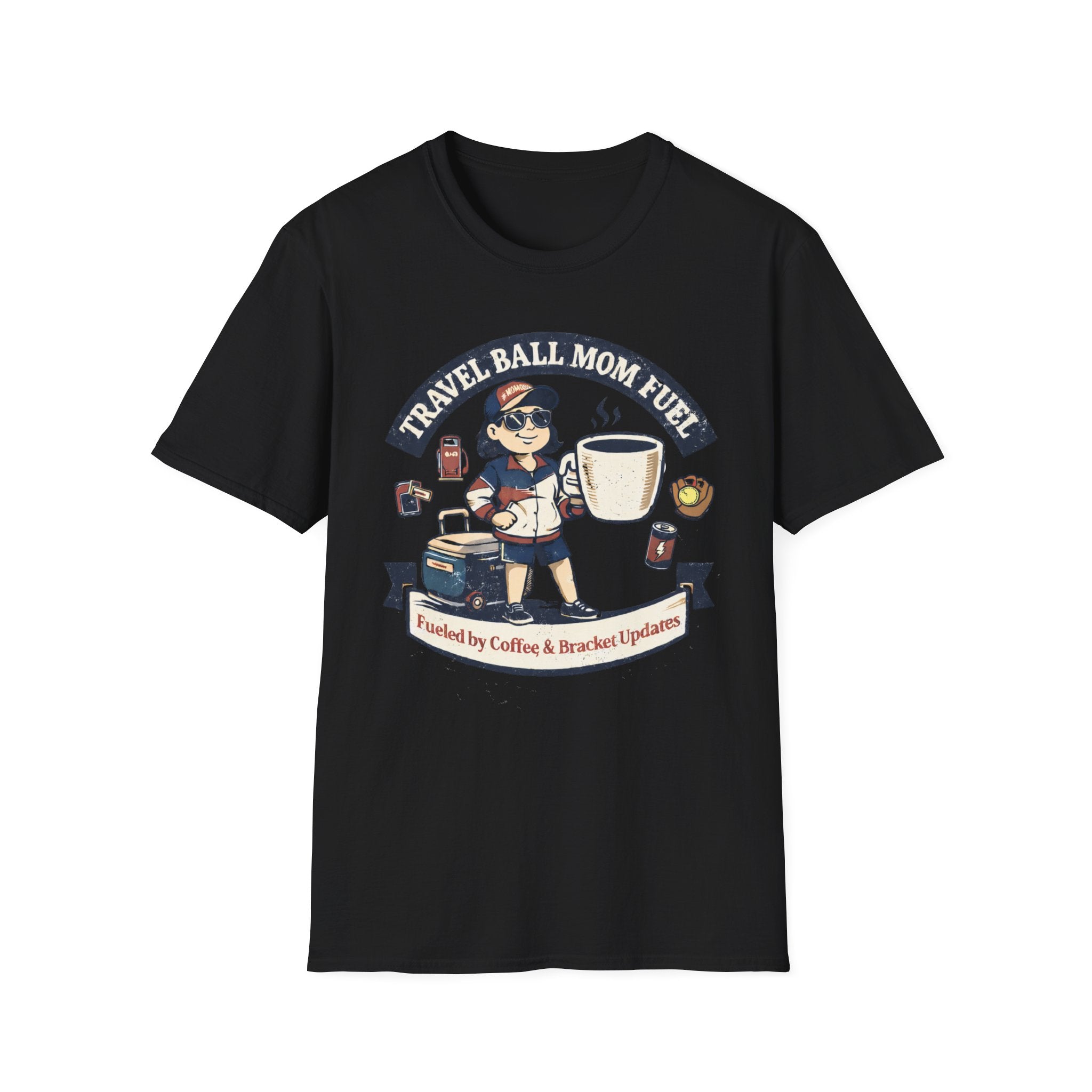 Travel Mom Softball T-Shirt
