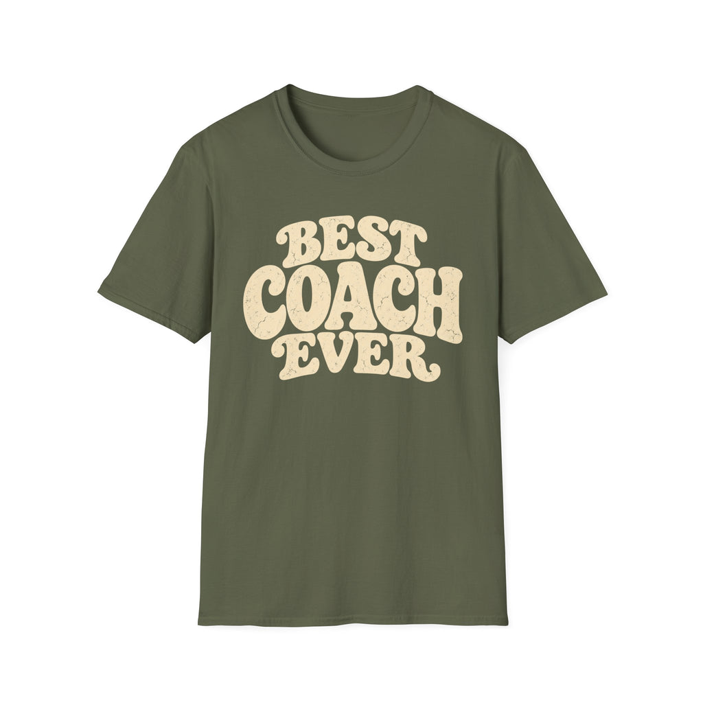 Best Coach Ever Retro T-Shirt