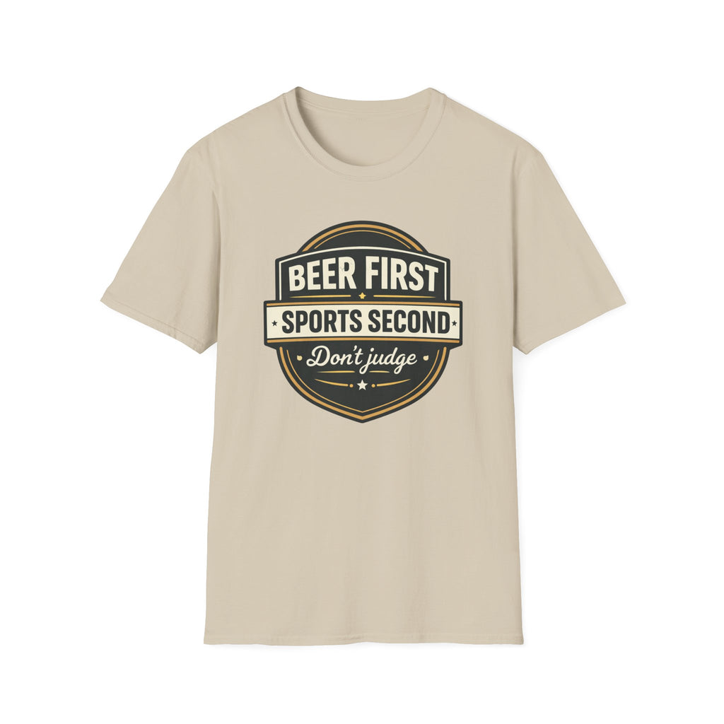 Beer First Sports Second T-Shirt