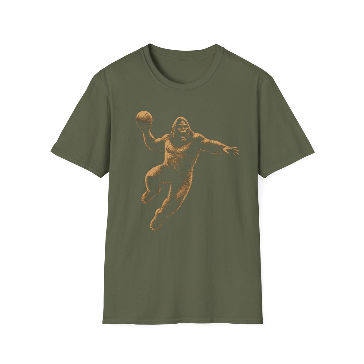 Bigfoot Basketball Dunk T-Shirt