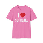 I Heart Softball T-Shirt
