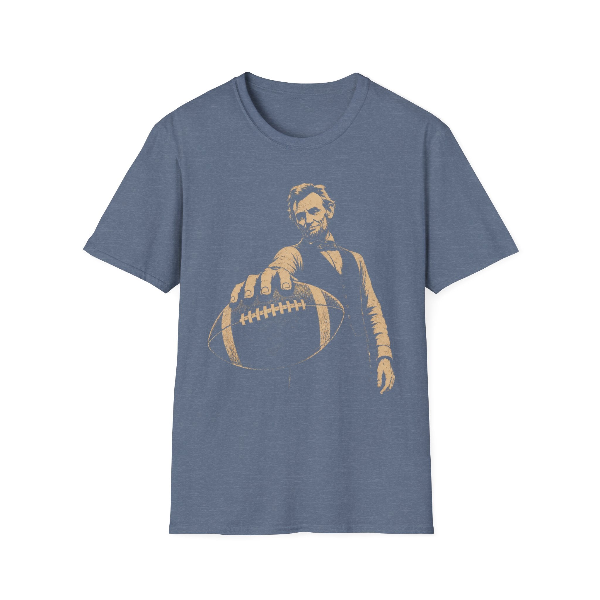 Abe Lincoln Football T-Shirt