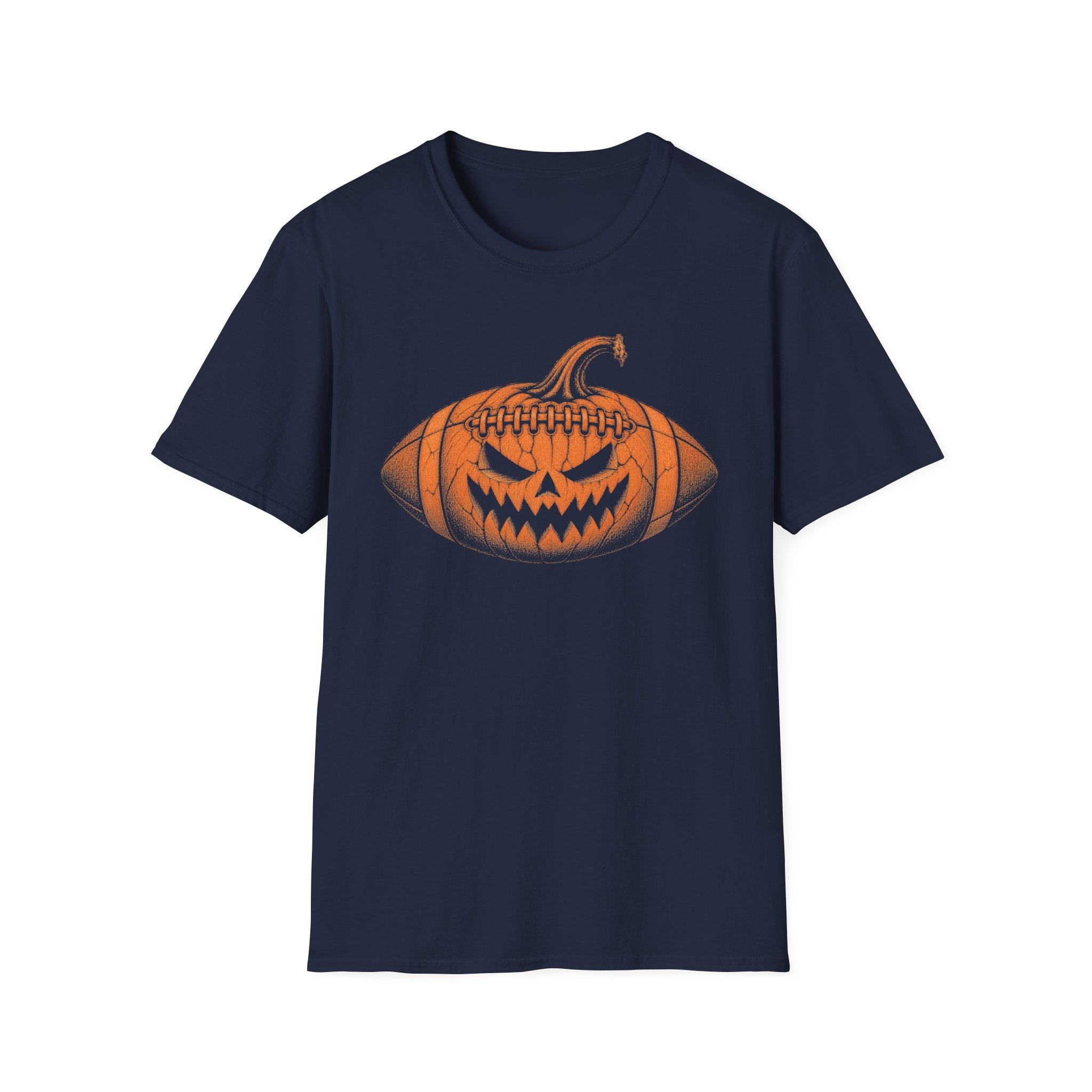Football Jack O' Lantern T-Shirt
