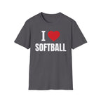 I Heart Softball T-Shirt
