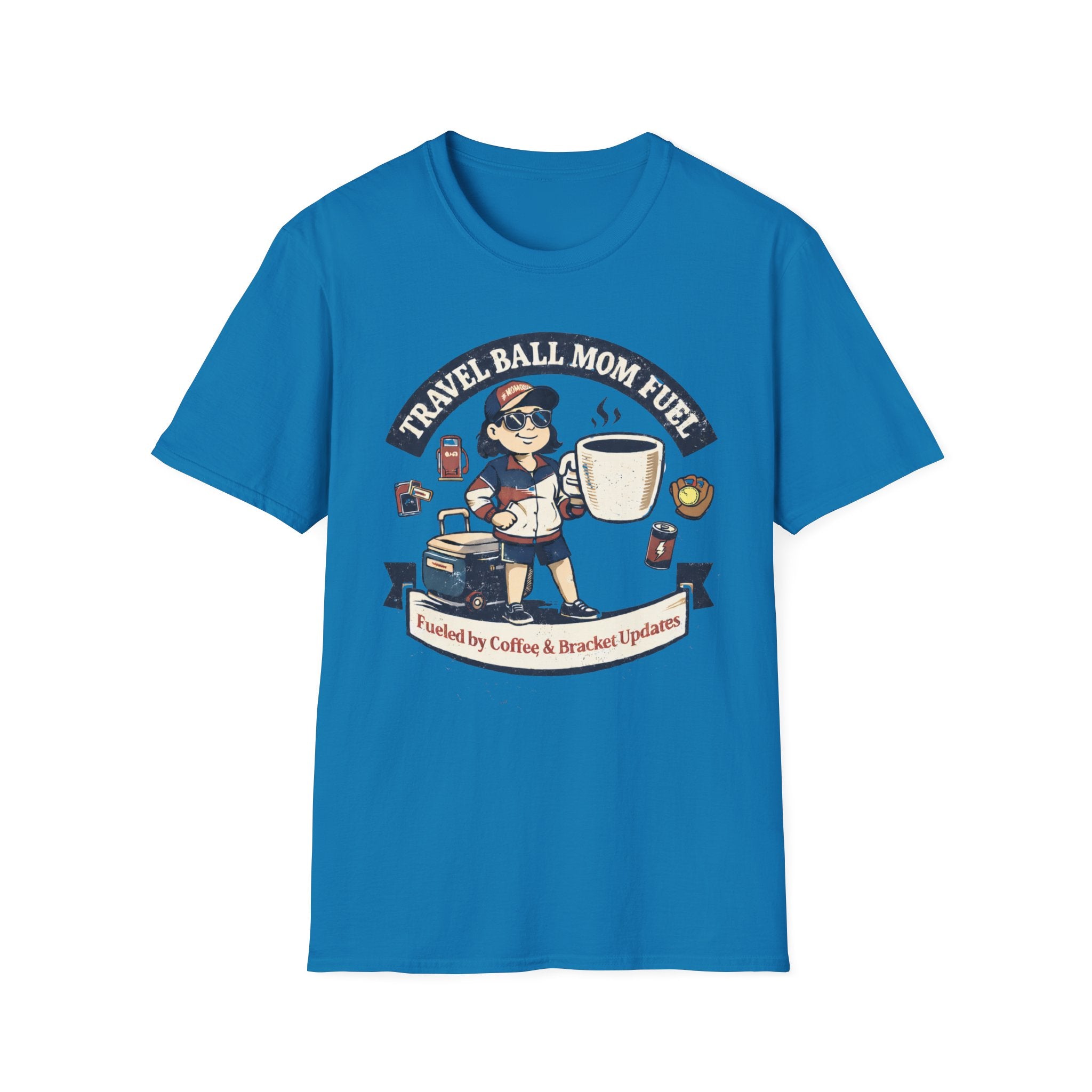 Travel Mom Softball T-Shirt