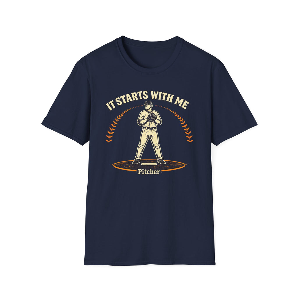 It Starts With Me Pitcher Graphic T-Shirt