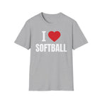I Heart Softball T-Shirt