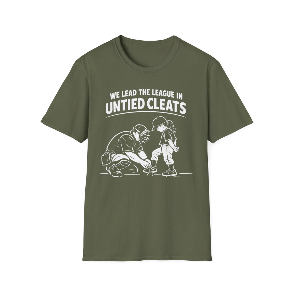 Untied Cleats Softball T-Shirt
