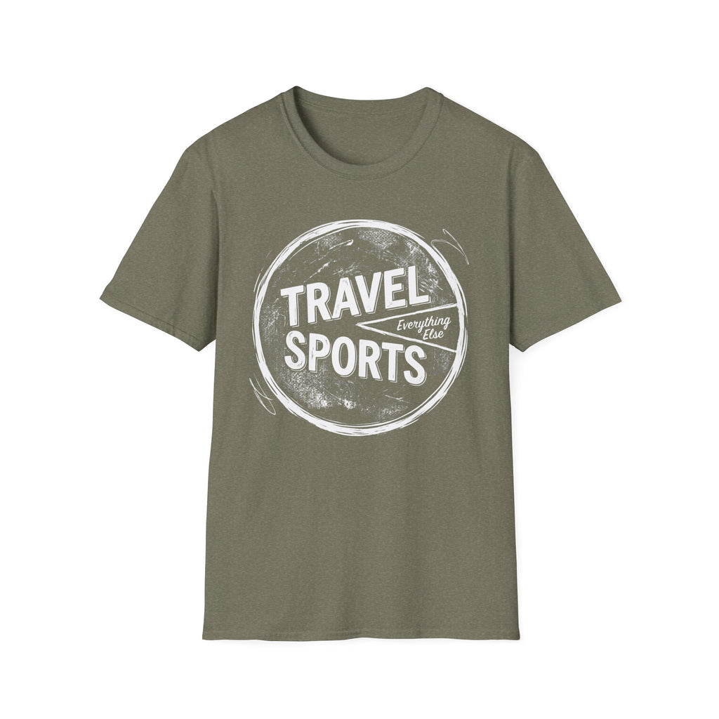 Travel Sports Pie Chart T-Shirt
