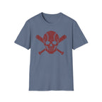 Red Skull Baseball/Softball T-Shirt