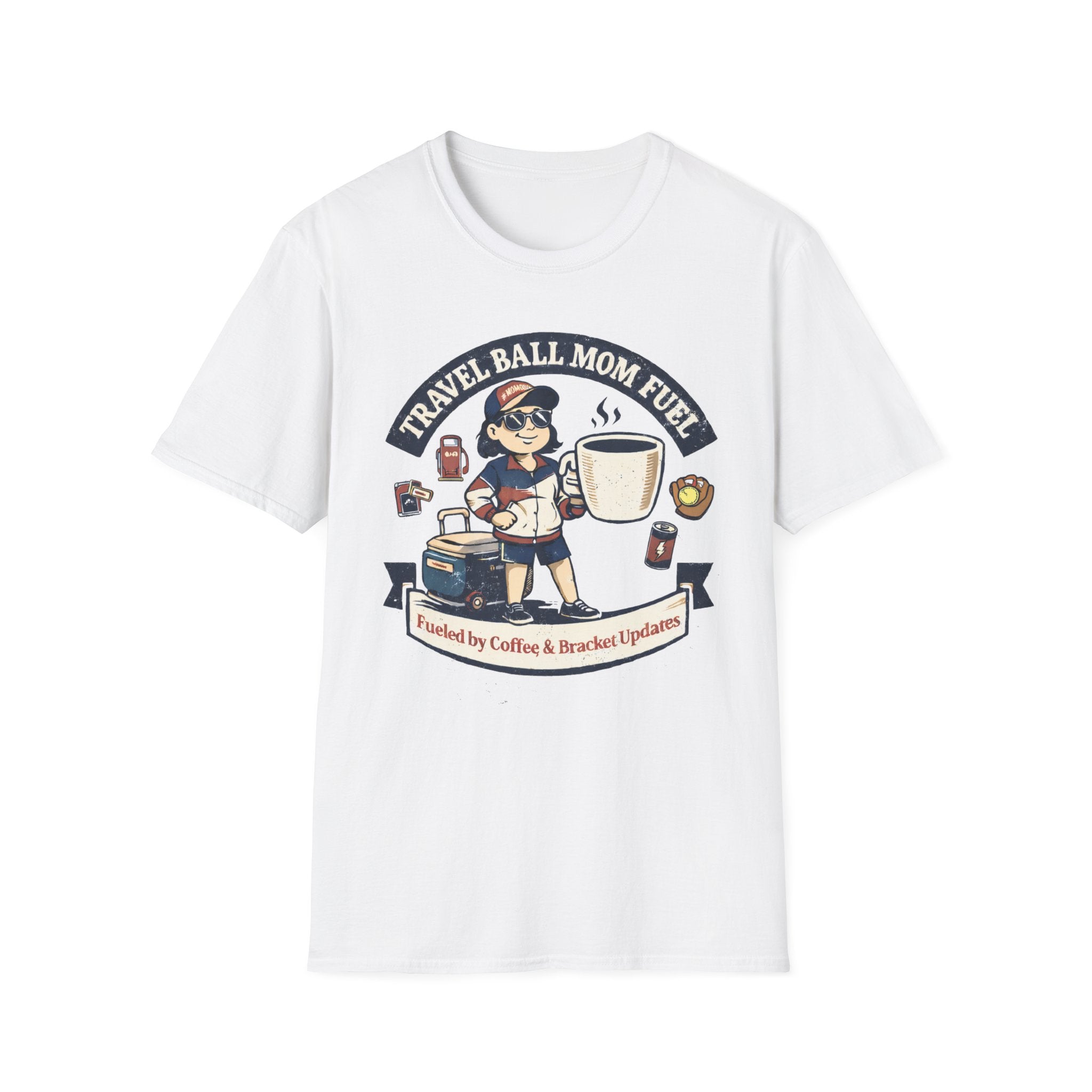 Travel Mom Softball T-Shirt