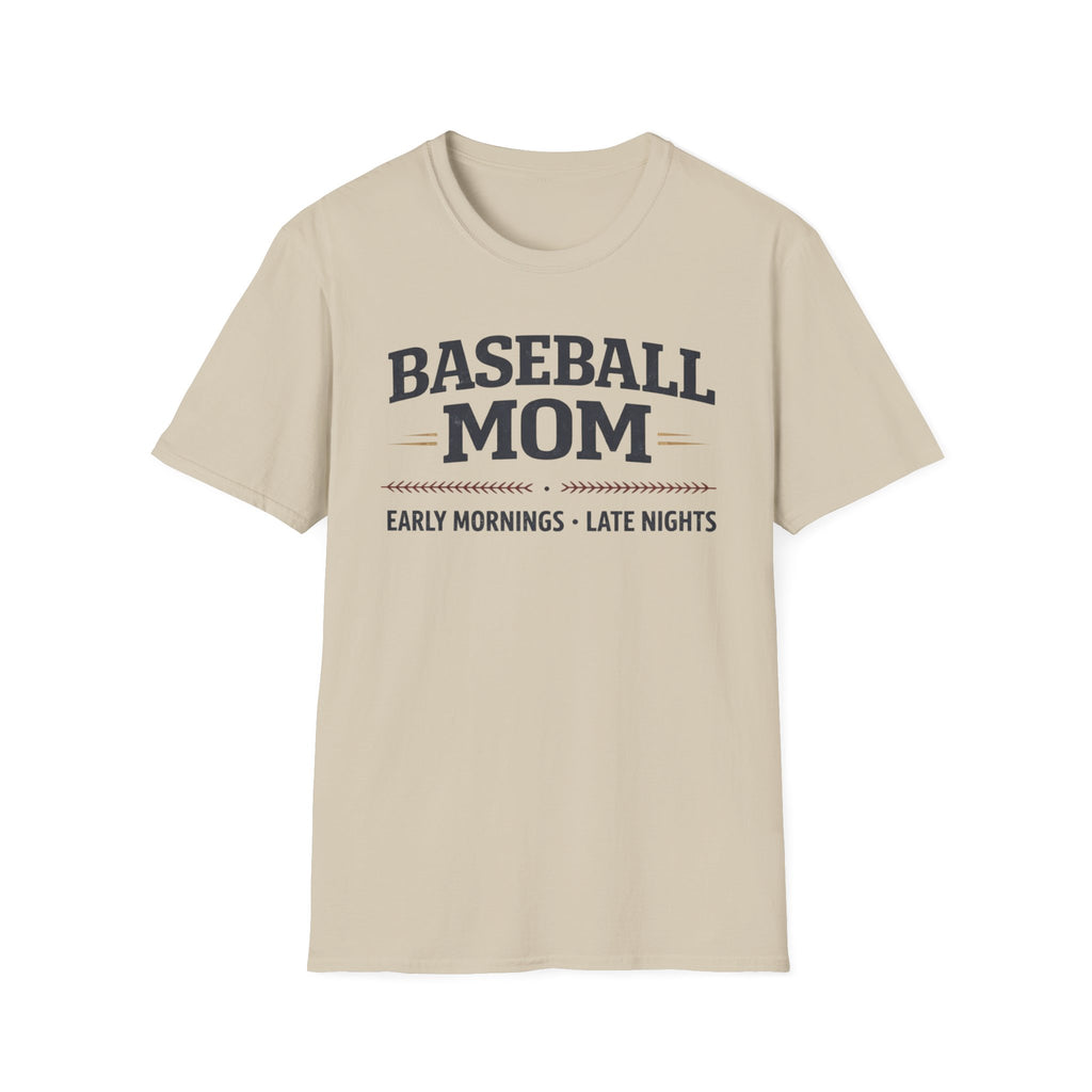 Baseball Mom Humor T-Shirt