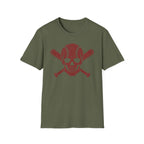 Red Skull Baseball/Softball T-Shirt