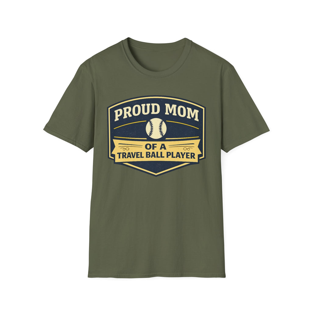 Proud Mom Travel Ball T-Shirt