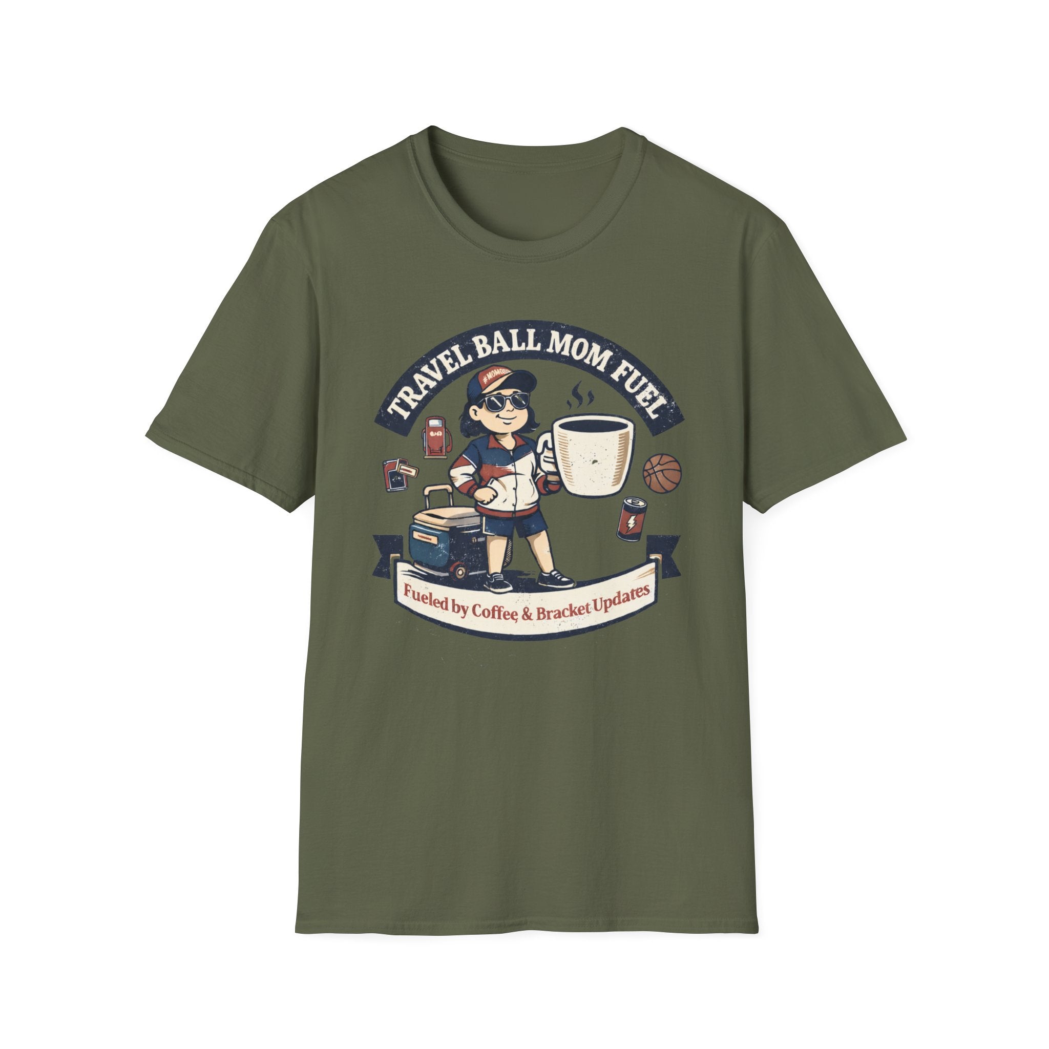 Travel Ball Mom Fuel Basketball T-Shirt