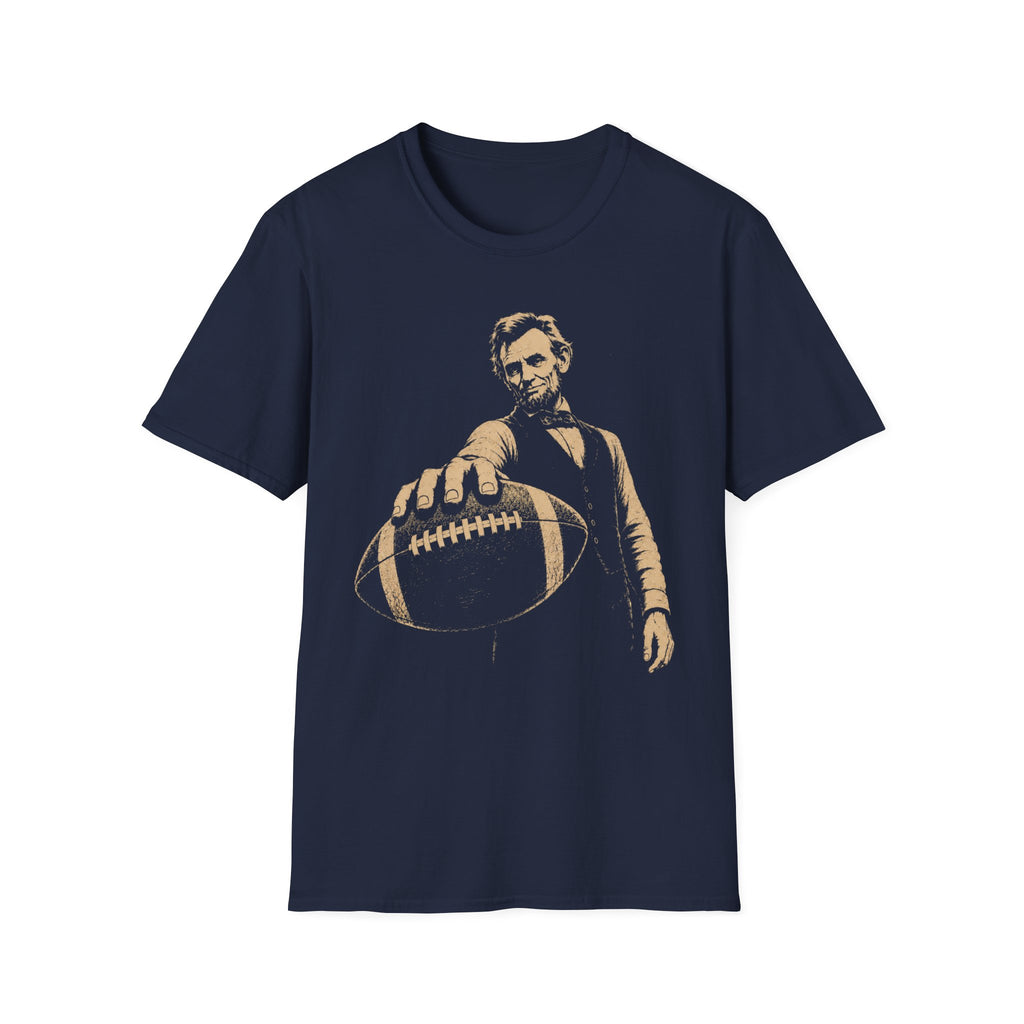 Abe Lincoln Football T-Shirt