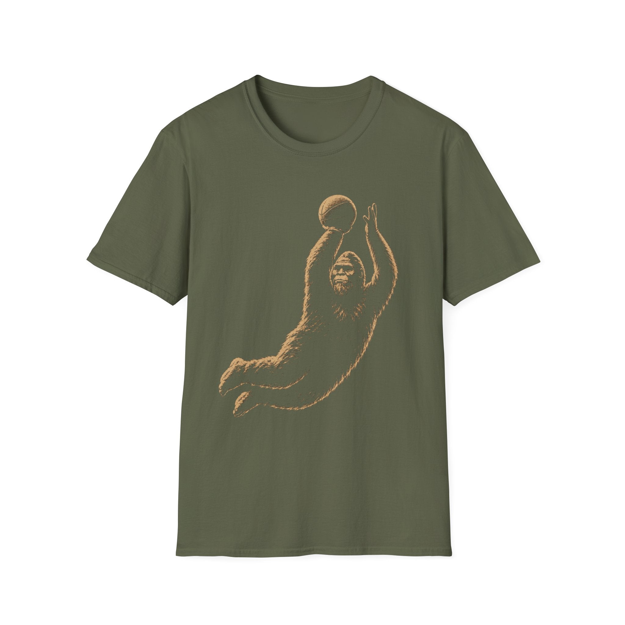 Bigfoot Basketball Meme T-Shirt