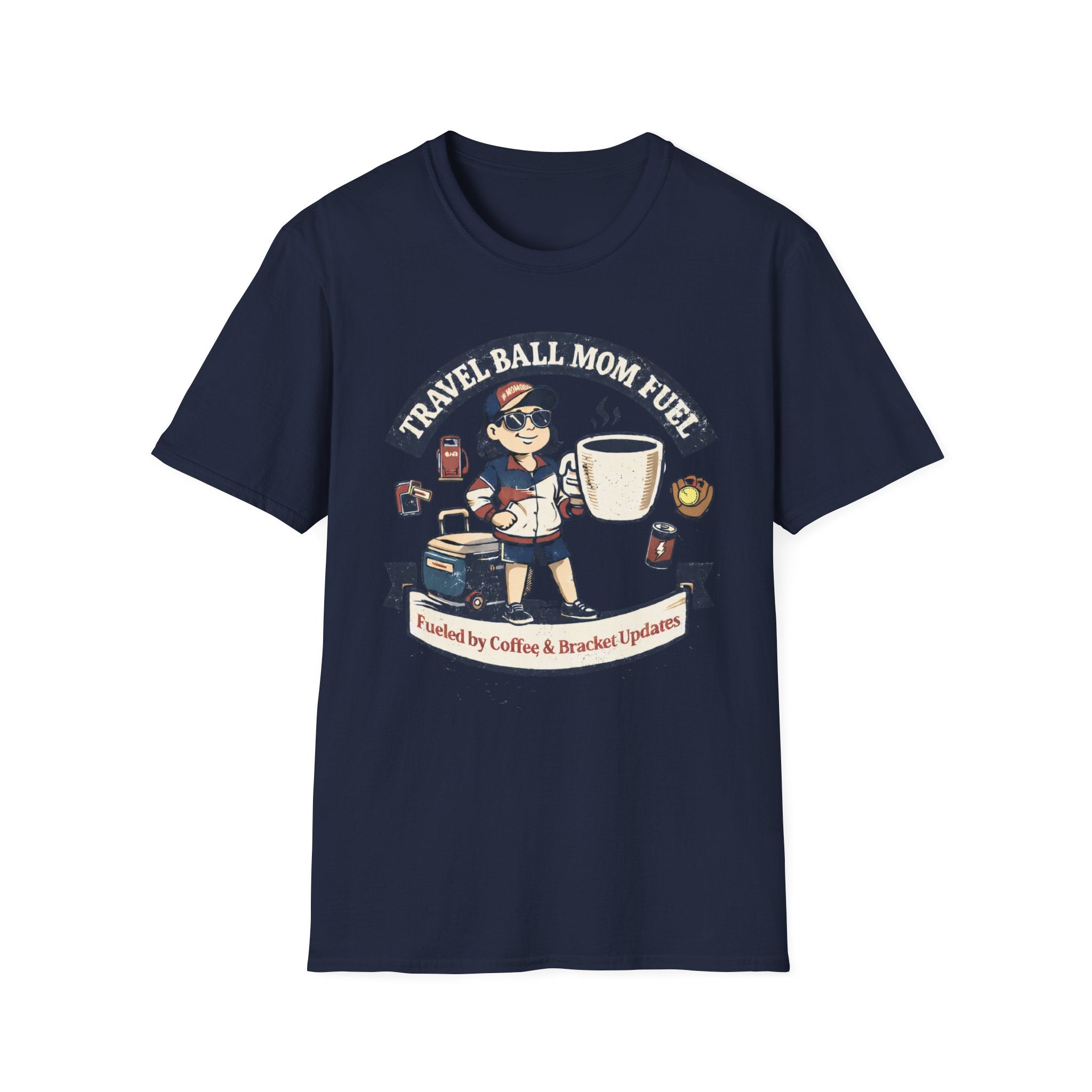 Travel Mom Softball T-Shirt