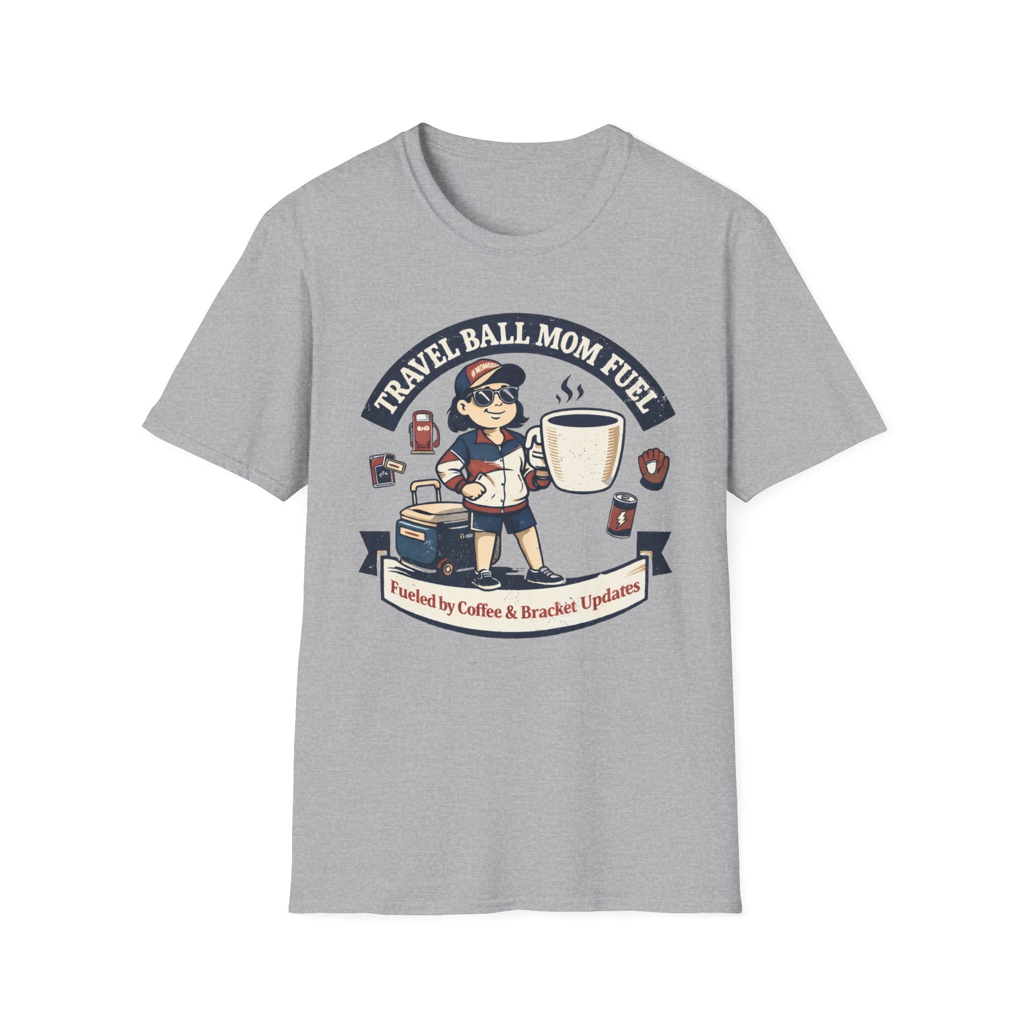 Travel Ball Mom Fuel Baseball T-Shirt