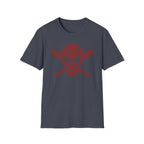 Red Skull Baseball/Softball T-Shirt