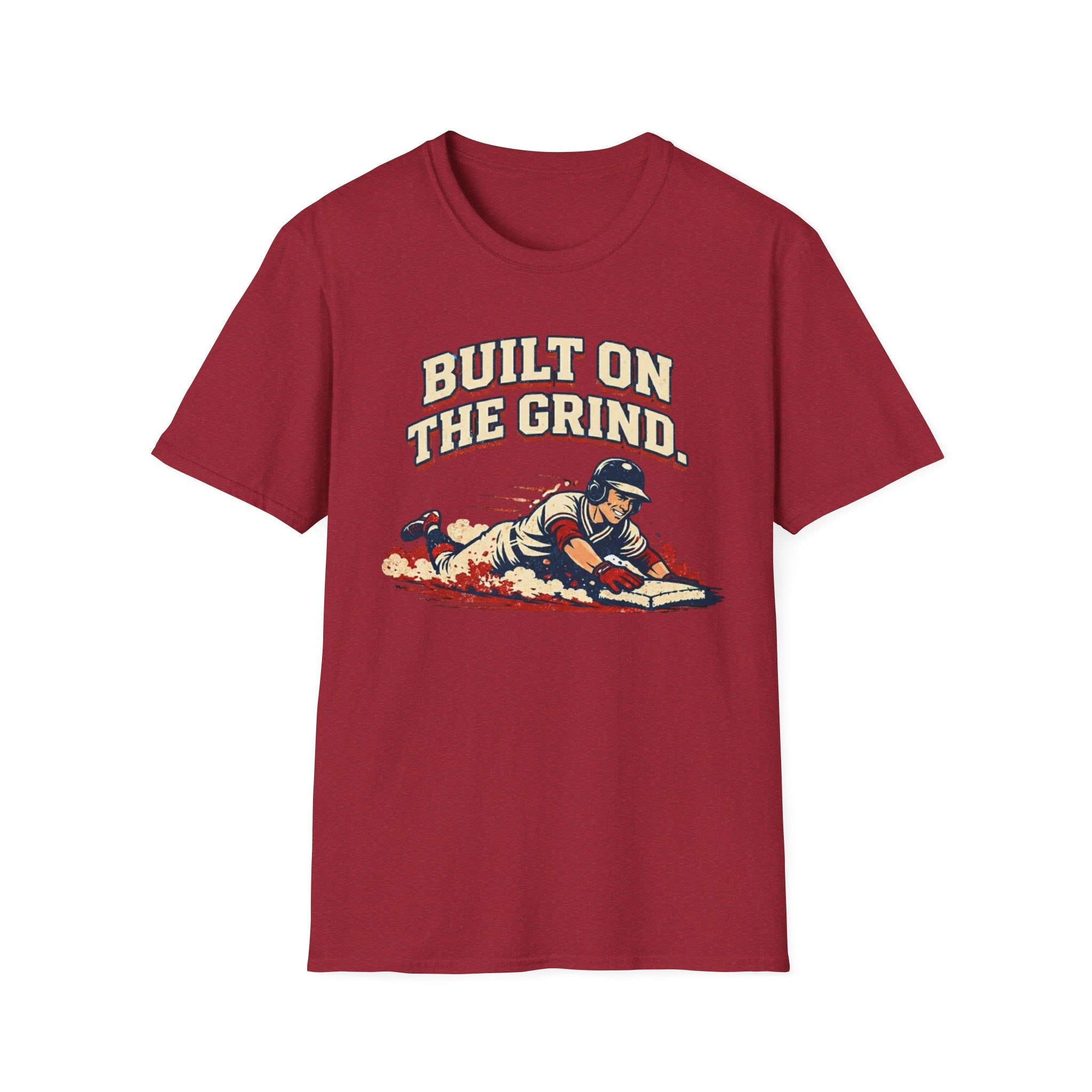Built On The Grind Baseball T-Shirt