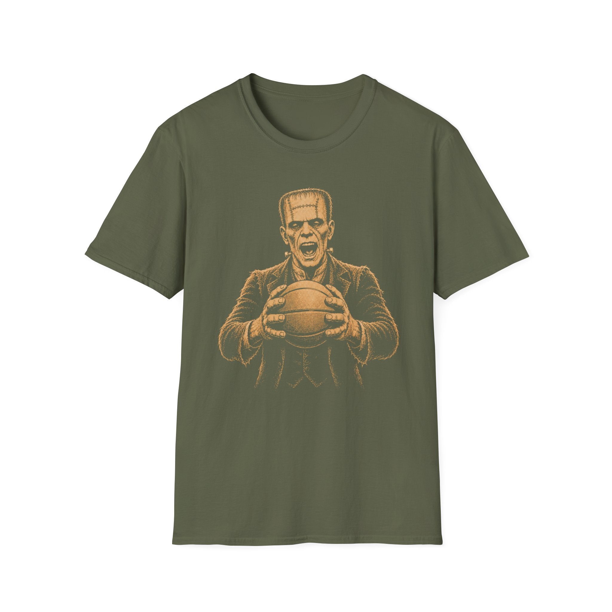 Frankenstein Basketball T-Shirt