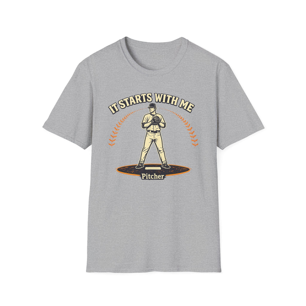 It Starts With Me Pitcher Graphic T-Shirt