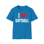 I Heart Softball T-Shirt
