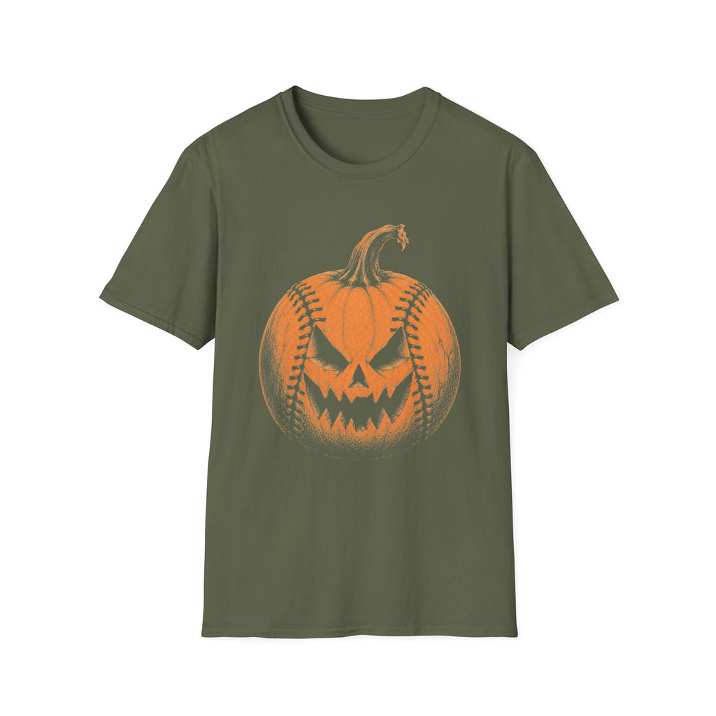Baseball Jack-O'-Lantern T-Shirt