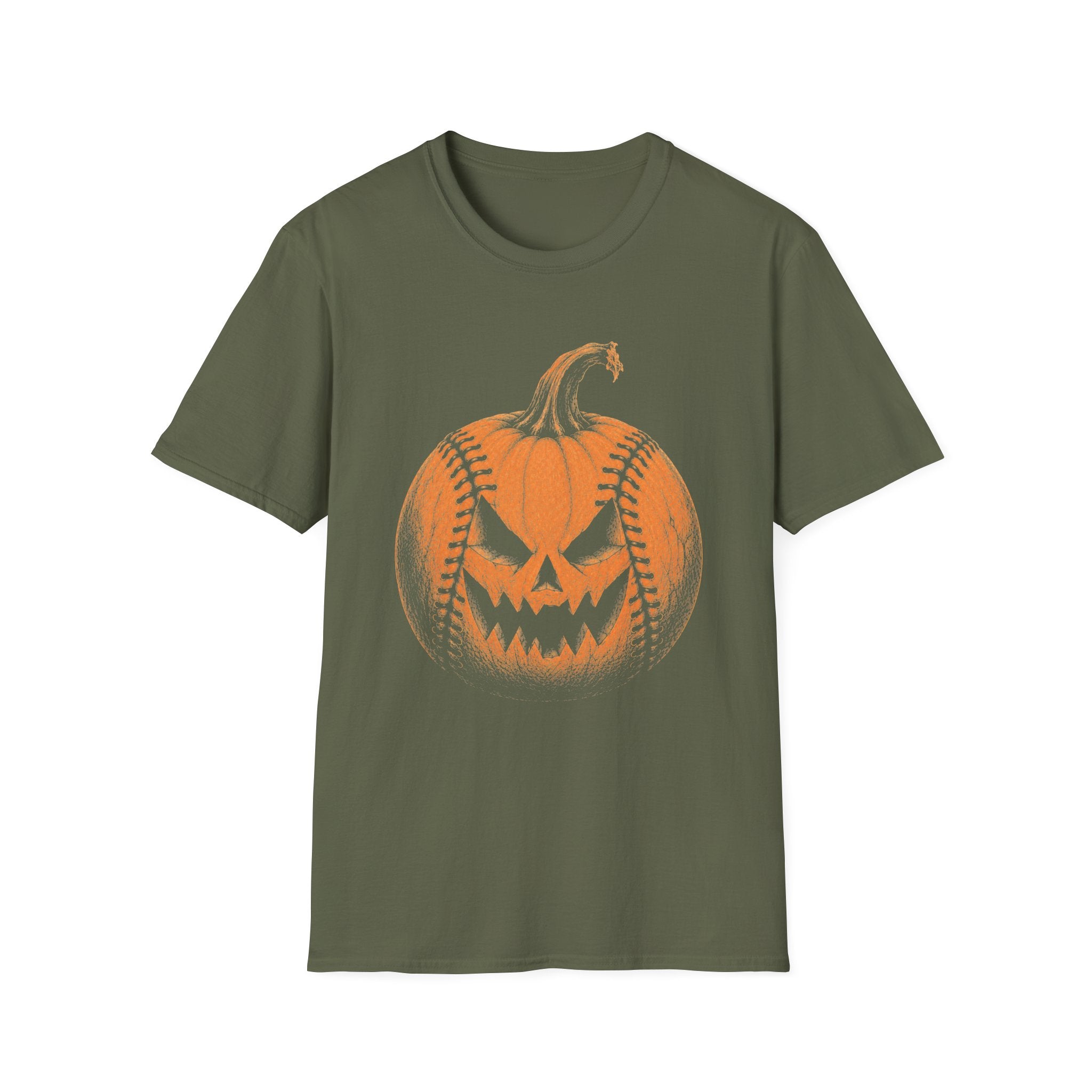 Baseball Jack-O'-Lantern T-Shirt