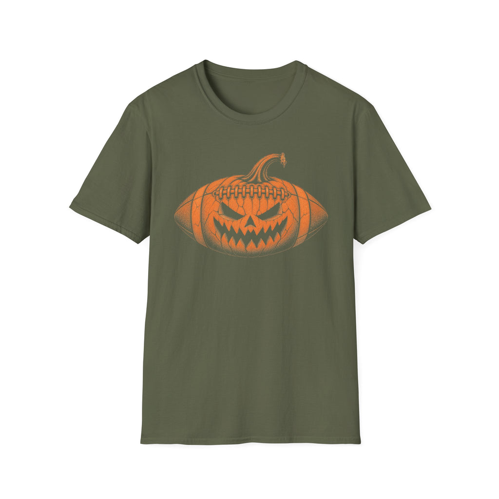 Football Jack O' Lantern T-Shirt