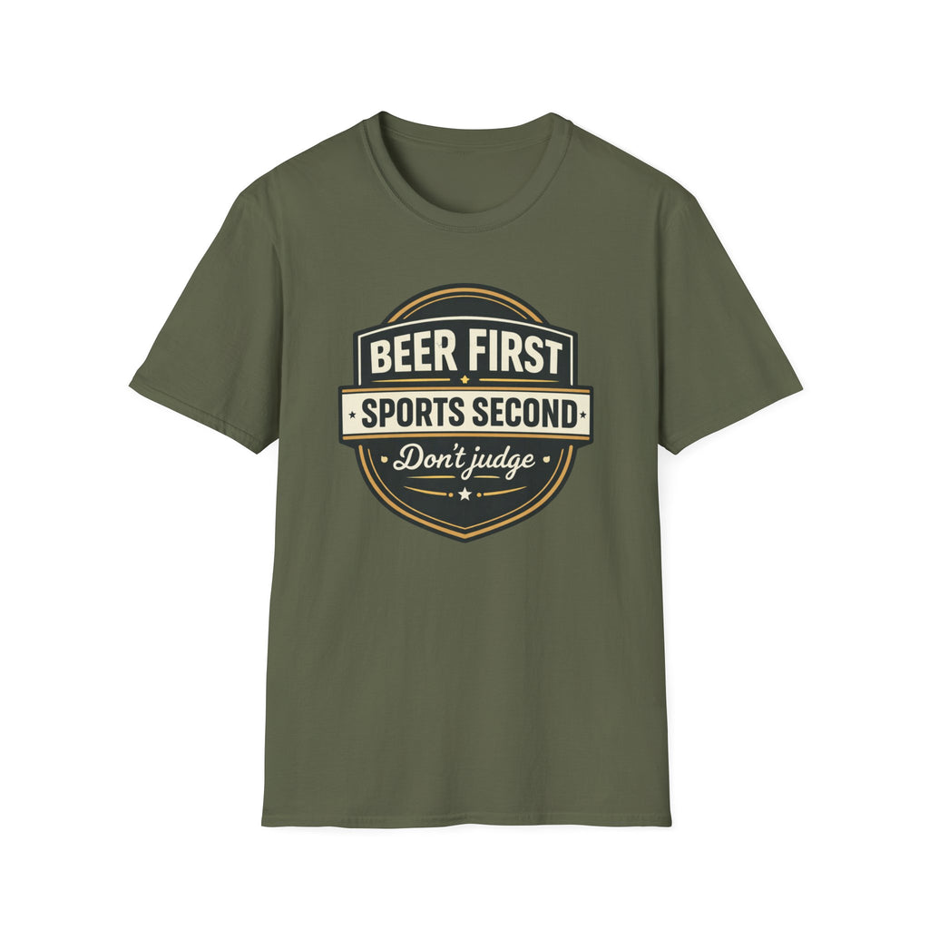 Beer First Sports Second T-Shirt