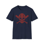 Red Skull Baseball/Softball T-Shirt