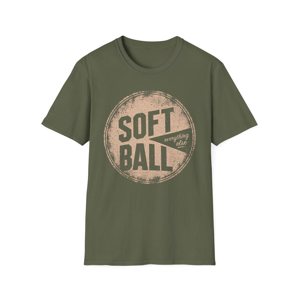 Softball Pie Chart T-Shirt