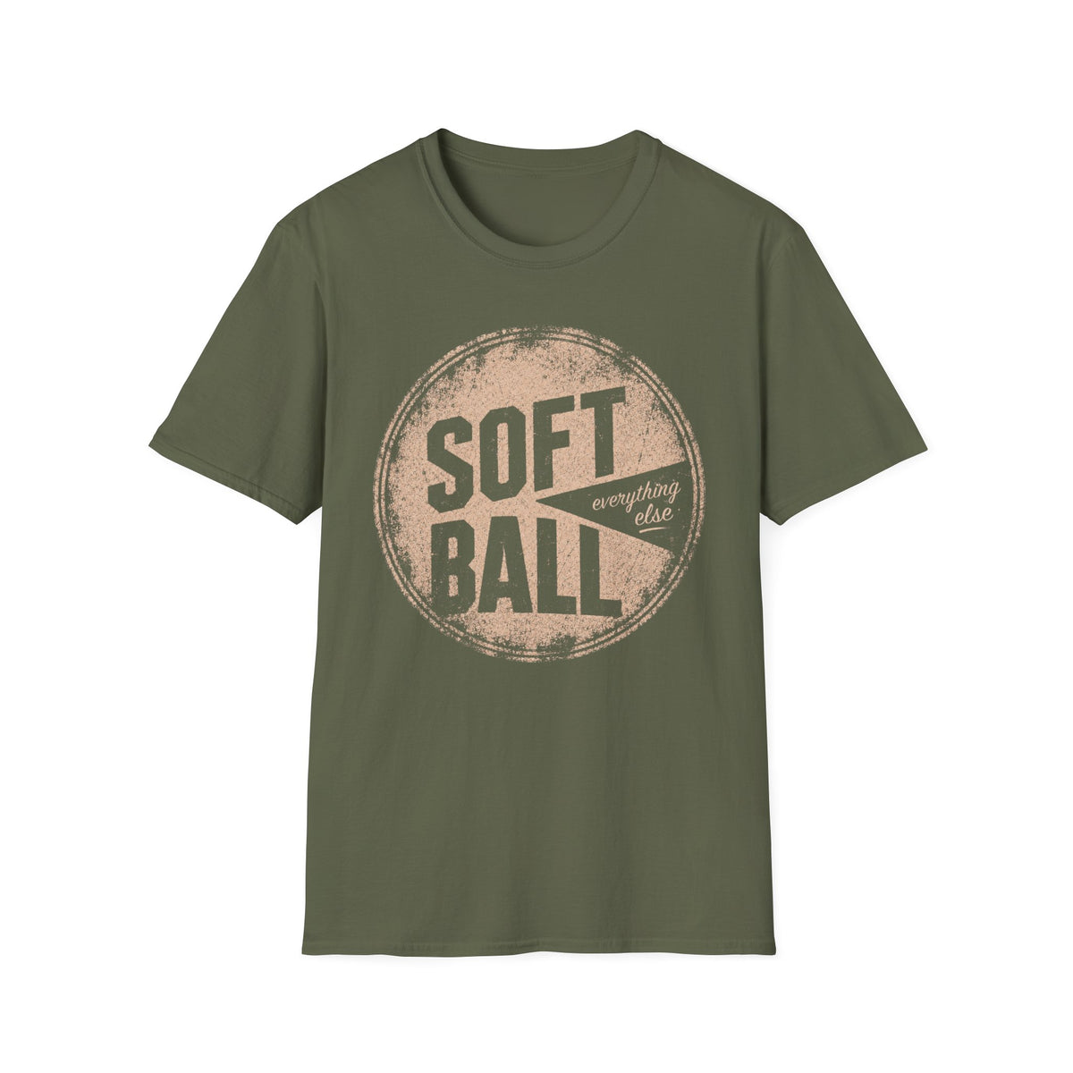 Softball Pie Chart T-Shirt
