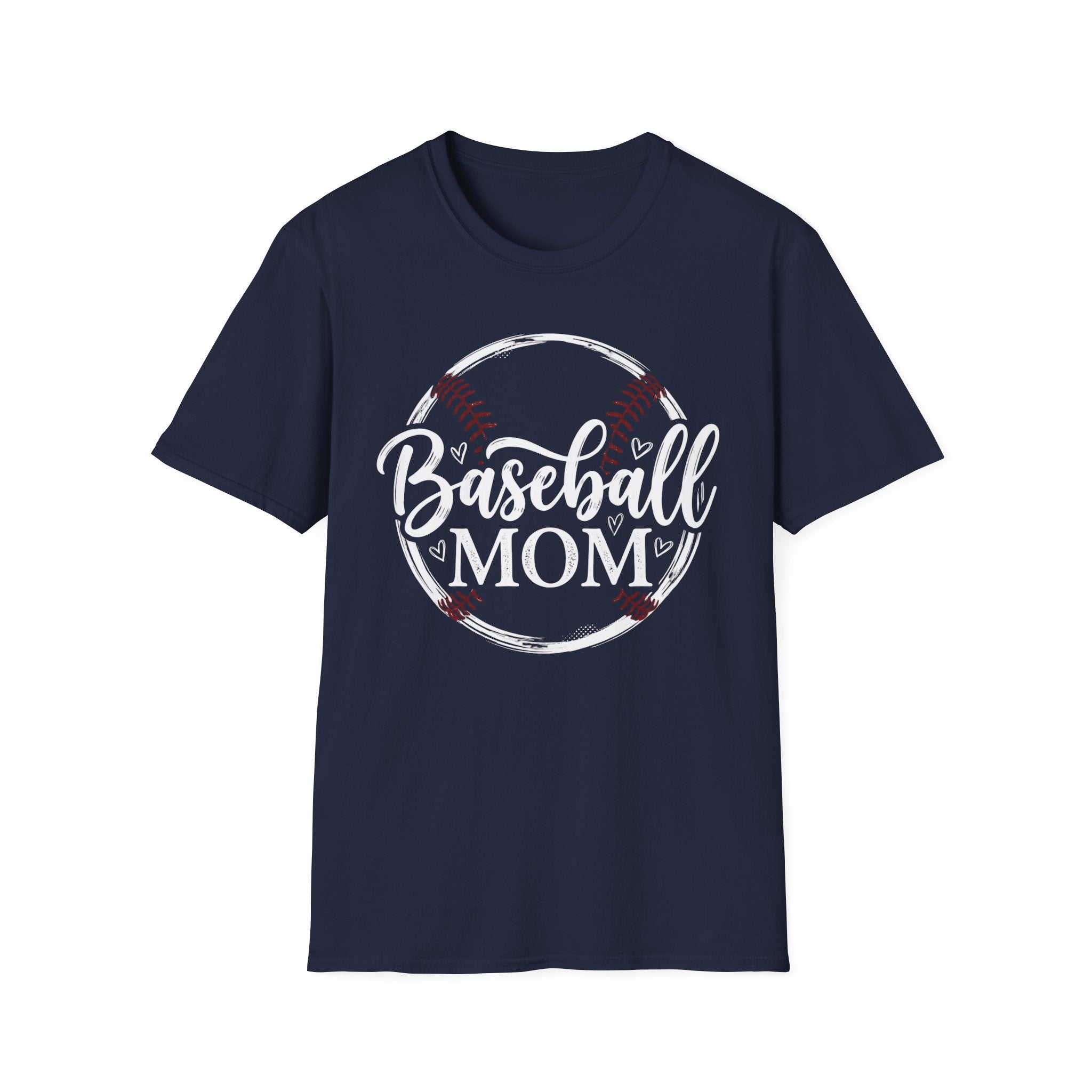 Baseball Mom Hearts T-Shirt