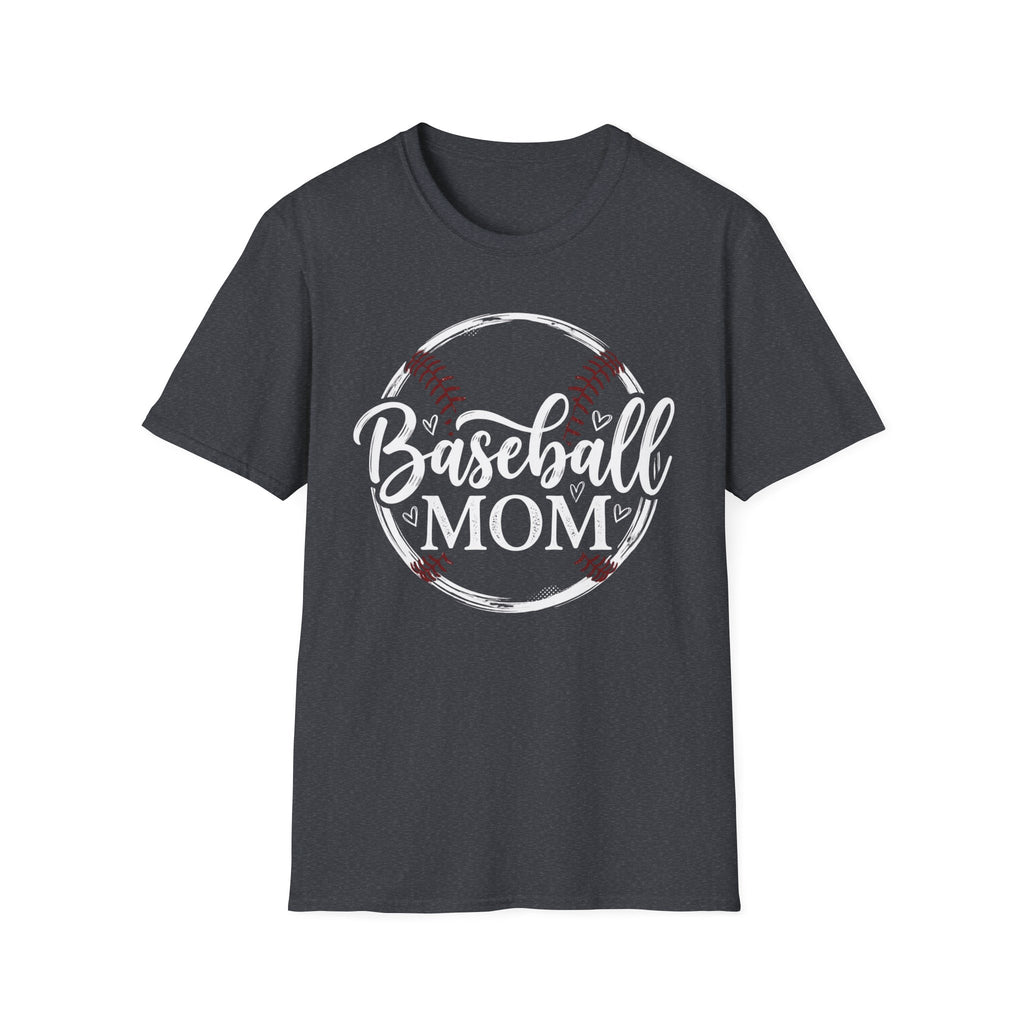Baseball Mom Hearts T-Shirt