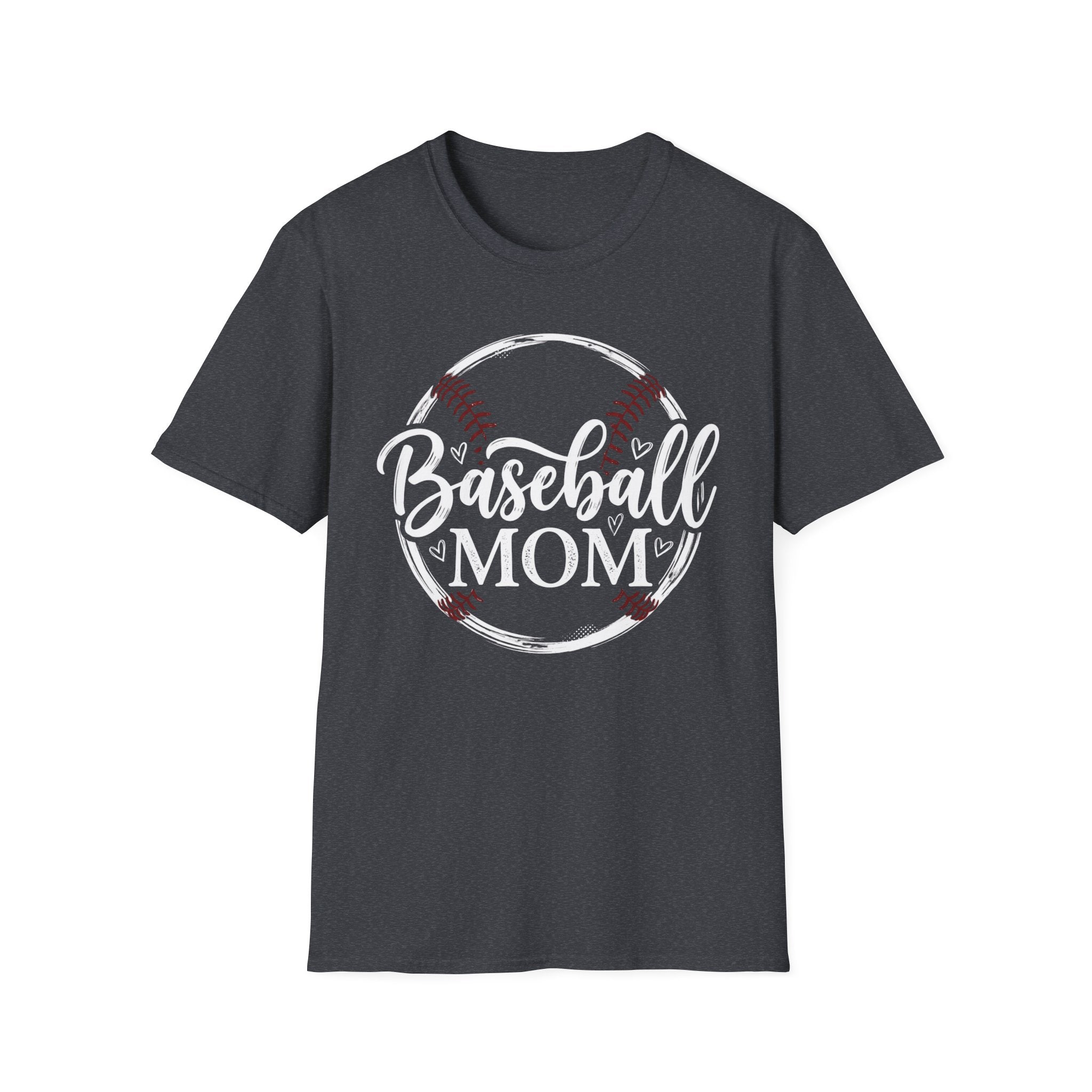 Baseball Mom Hearts T-Shirt