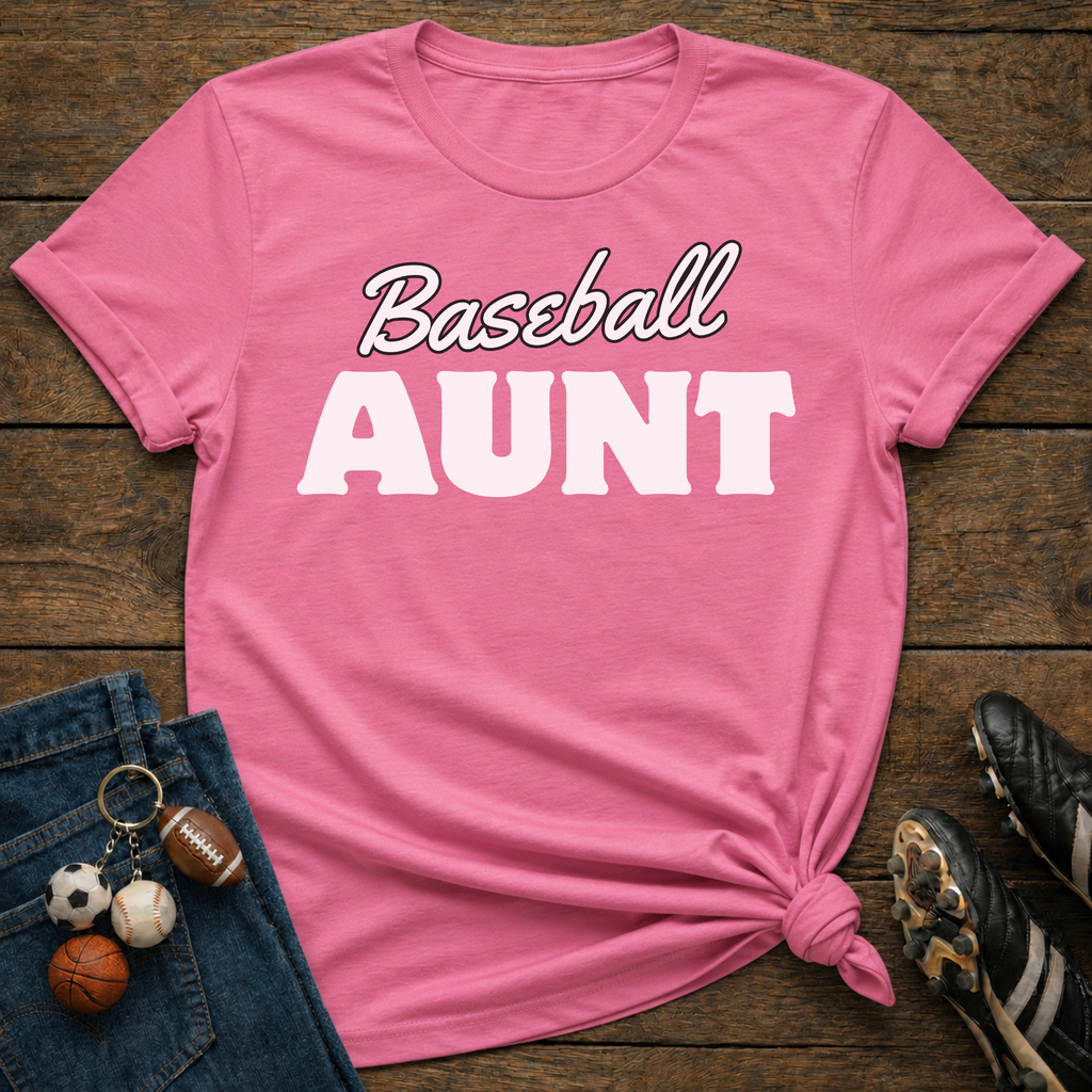 Baseball Aunt T-Shirt