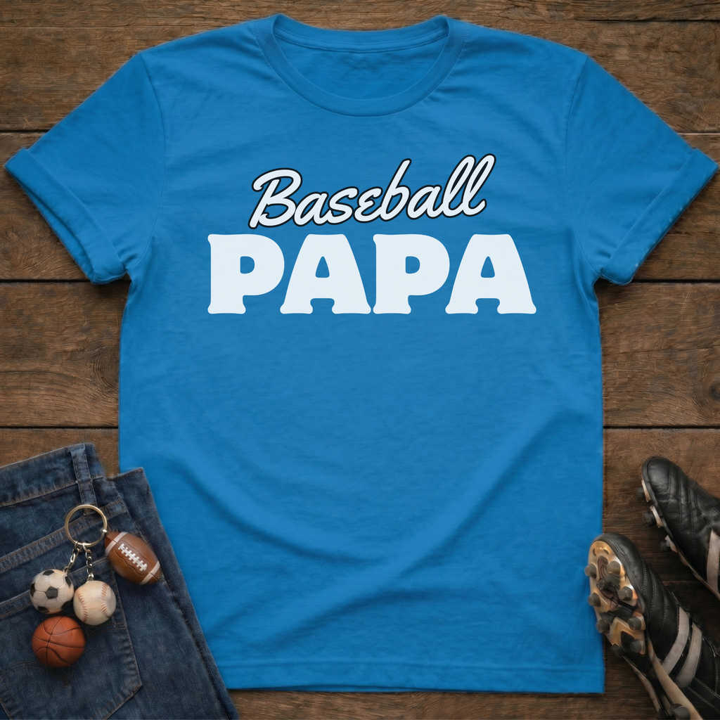 Baseball Papa T-Shirt