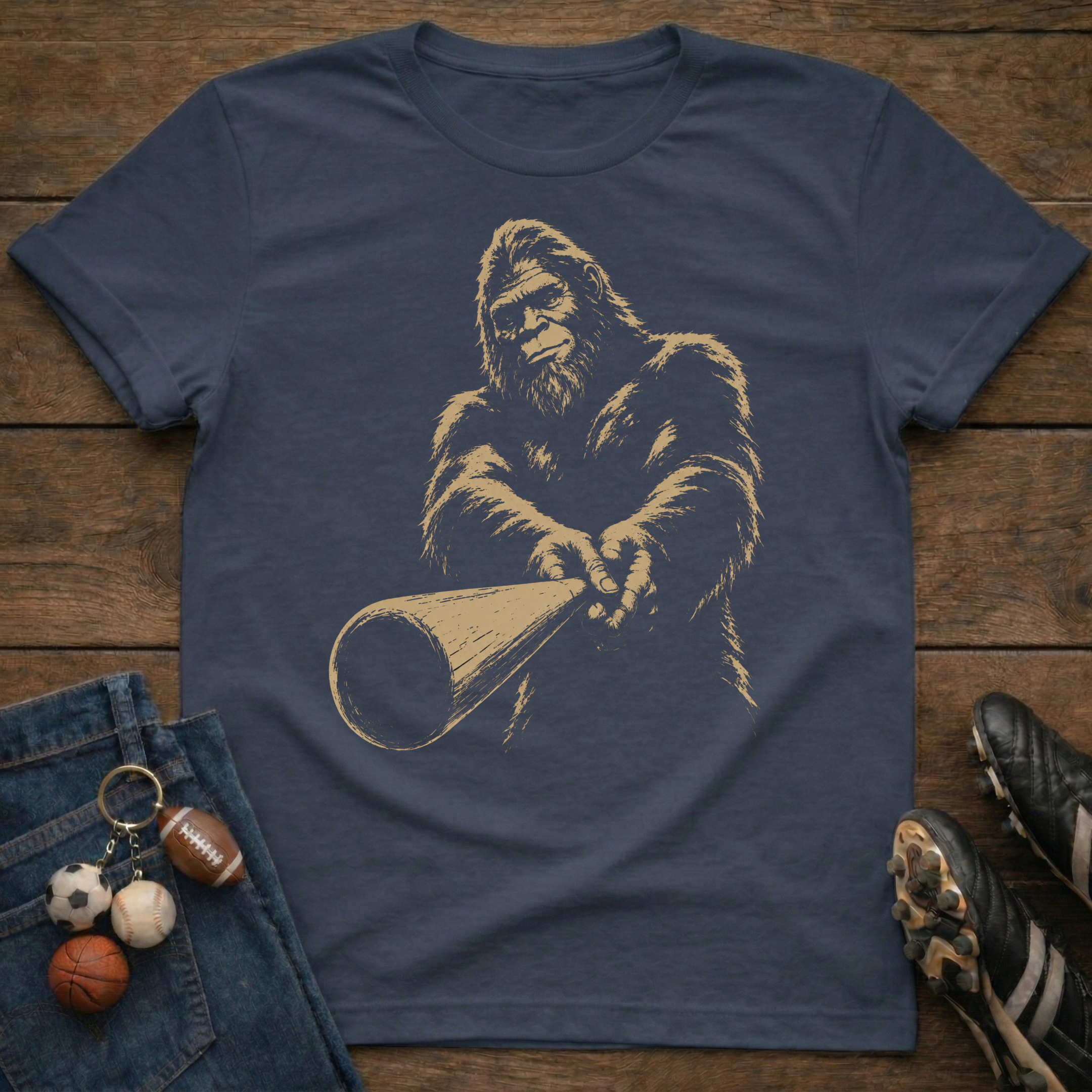 Bigfoot Baseball T-Shirt