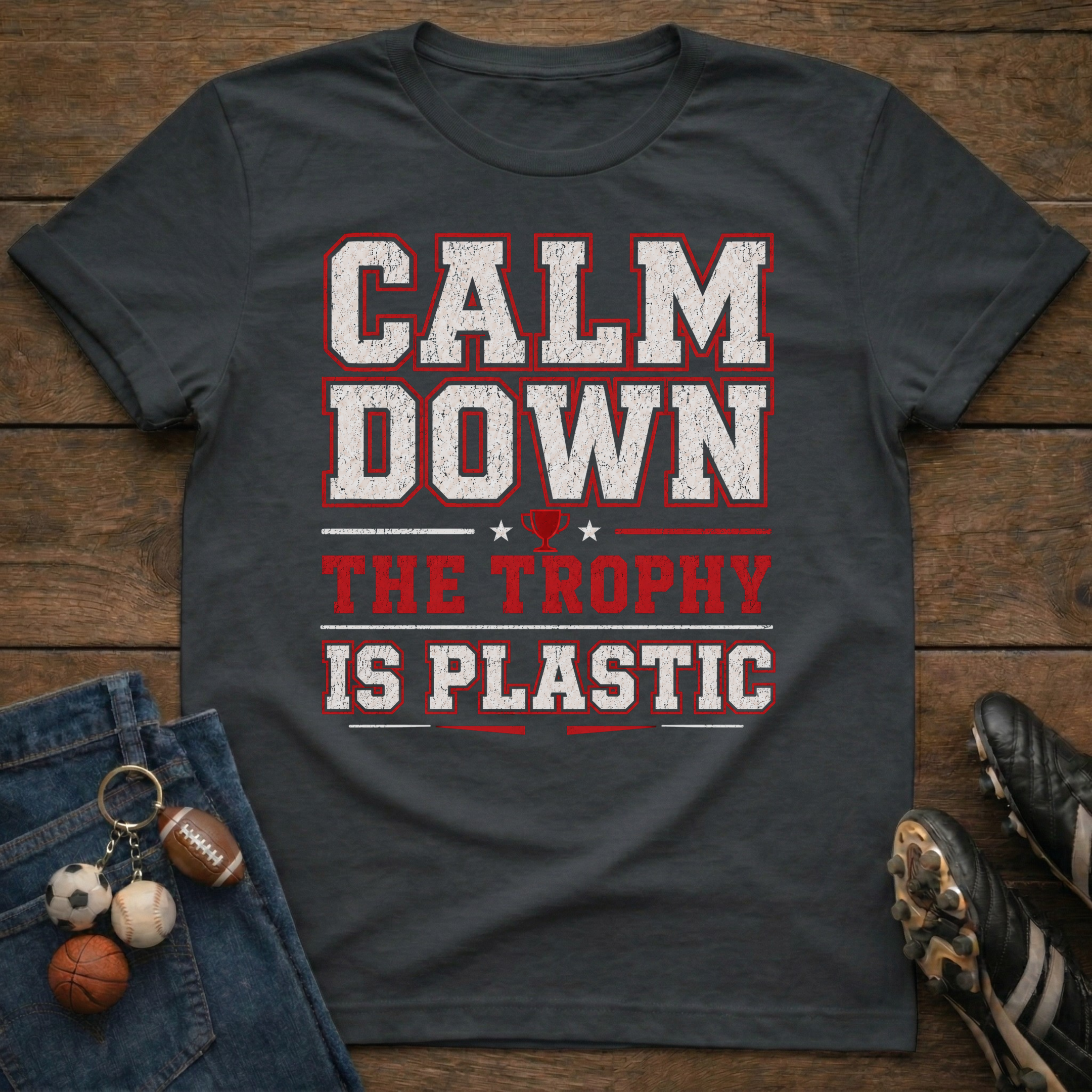 Calm Down Trophy T-Shirt