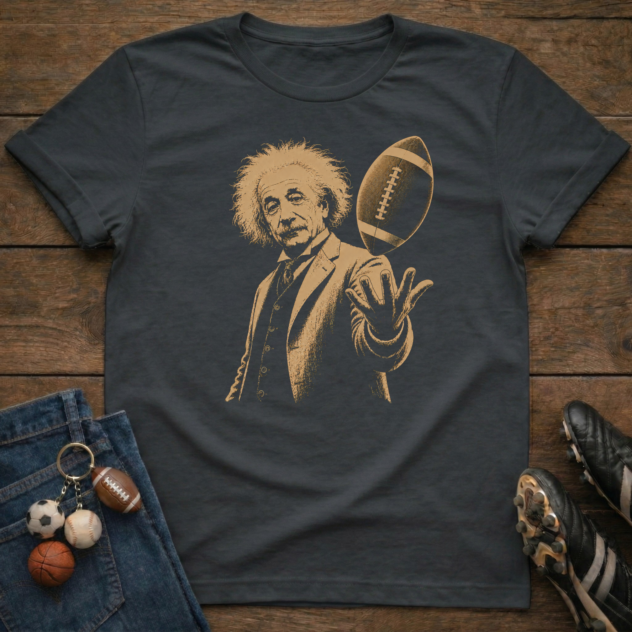 Einstein Football T-Shirt